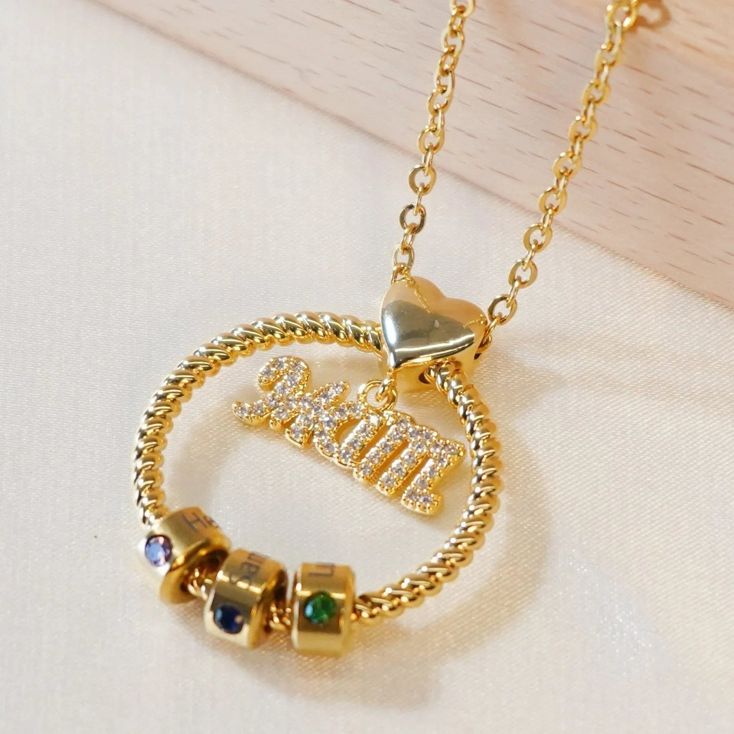 Personalized Mom Love Necklace