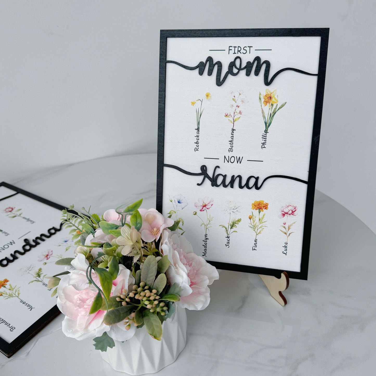 50% OFF❤️First Mom Now Grandma-Perfect Wooden Gift