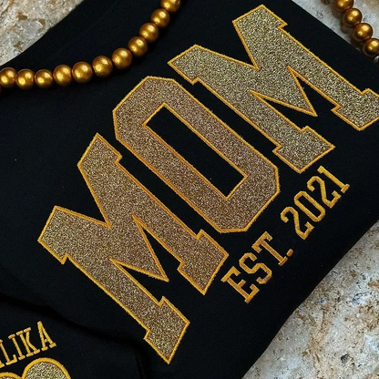 50% OFF🔥custom Glitter Mama Sweatshirt