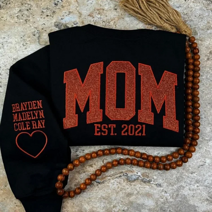 50% OFF🔥custom Glitter Mama Sweatshirt