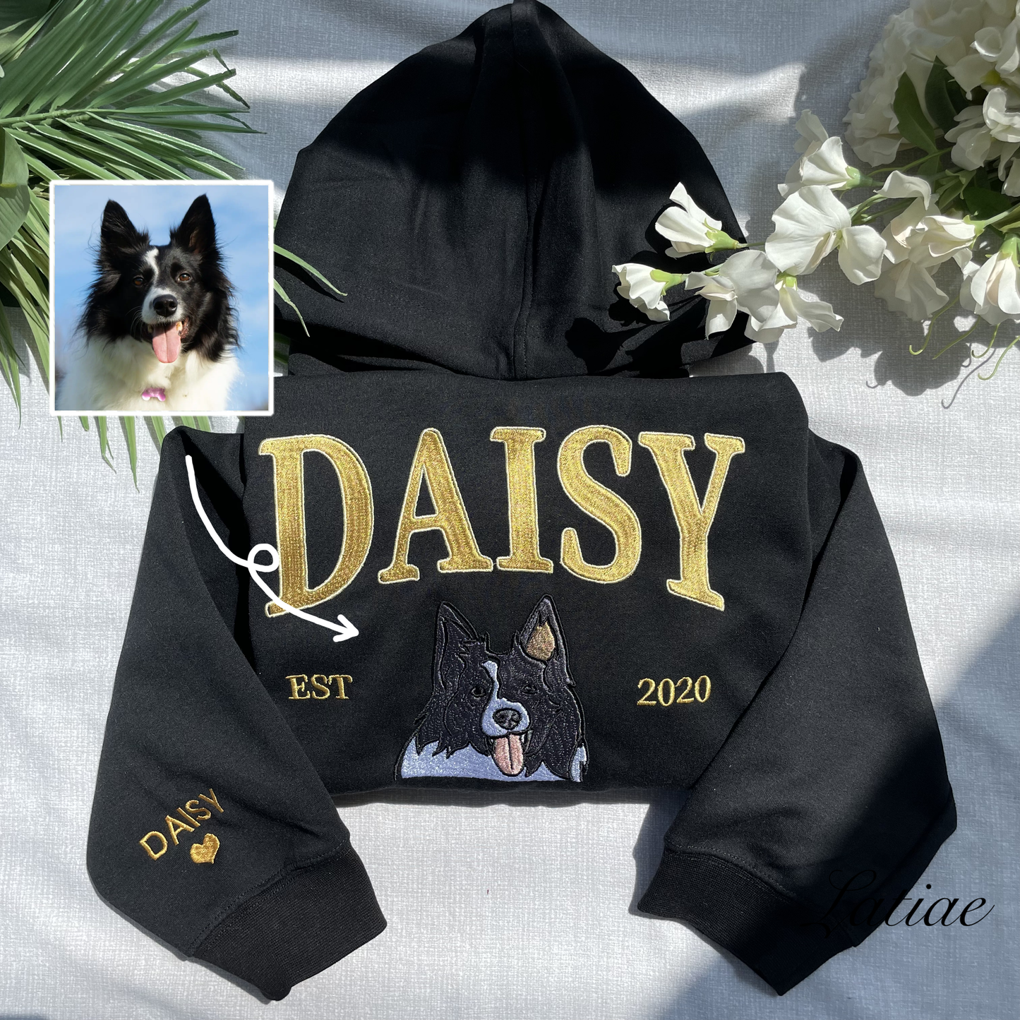 Custom Pet Portrait Hoodie💕 Crewneck